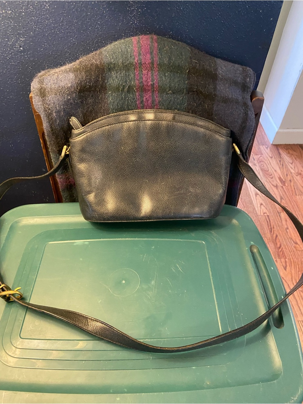 Vintage Coach Madison Regis Leather Crossbody Bag